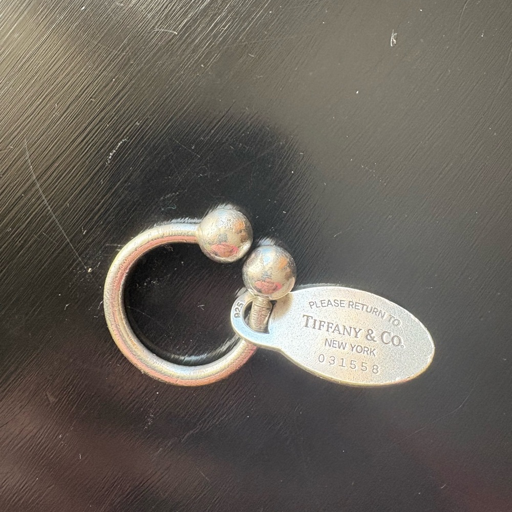 Tiffany & Co. Silver Key Ring